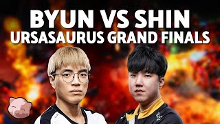 BYUN vs SHIN Brutally Aggressive Finals  UrsaSaurus Cup Bo5 TvZ  StarCraft 2 [upl. by Anilram]