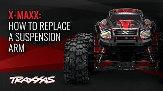 How to Replace a Suspension Arm  Traxxas XMaxx [upl. by Kreindler844]