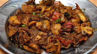 Mushroom Masala Fry Mushroom Fry Kalan Fry [upl. by Barney]