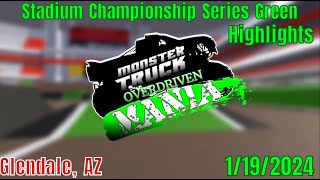 Monster Trucks Overdriven Mania Glendale AZ Highlights [upl. by Remlap]