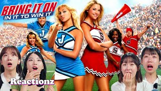 Koreans React To Cheerleading In America  𝙊𝙎𝙎𝘾 [upl. by Ettenaj]