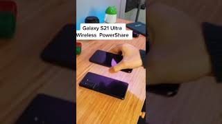 Samsung Galaxy S21 ultra Wireless Powershare To Charge iPhone [upl. by Golanka716]