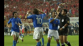 LA PARTITA PIÙ MALEDETTA DELLITALIA AI MONDIALI HD  Italia  Corea del Sud 2002 Bruno Pizzul [upl. by Nnawtna598]