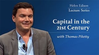 Capital in the 21st Century with Thomas Piketty  Helen Edison Lecture Series [upl. by Yemorej]