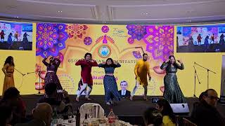 Indian Cinematic Dance Performance for GIO Diwali23  LevelUP Crew Paris  Bollywood  Tollywood [upl. by Chaworth725]