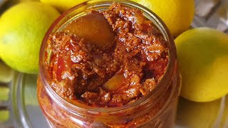 எலுமிச்சம்பழ ஊறுகாய்  lime pickle recipe in Tamil  lime pickle with Eng sub  lemon pickle [upl. by Nnairrek305]