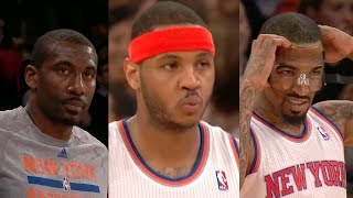 20140310  Amare Stoudemire Carmelo Anthony amp JR Smith Full Combined Highlights vs 76ers [upl. by Florance]