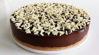 Tarta de chocolate facil SIN HORNO Postres Mil [upl. by Imelda]