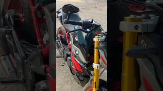 Bmw g310r bike accessories 😍🔥 bar end mirror installation in bmw g310r  bmwbike trending [upl. by Drof363]