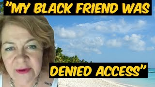 THIS WHITE LADY EXPOSES RACISM FOR BLACKS IN A JAMAICAN RESTAURANT [upl. by Warfourd]