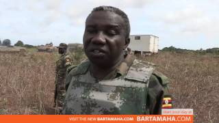 Somali Army and AMISOM capture Buulo Mareer [upl. by Yesdnik]