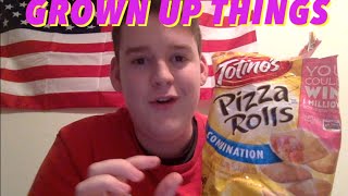 Grown Up Things How To  Cook Totinos Pizza Rolls [upl. by Syhr]