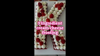 Nonrunny pipeable and quick cream cheese frosting [upl. by Rolph]