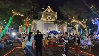 Holiday Lights of Plaza Roma Manila Cathedral christmasspirit [upl. by Nyladnewg]