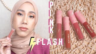 Pinkflash Melting Matte Lip Cream  4 New Shades [upl. by Eiramnwad]