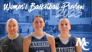 Marietta College Womens Basketball Preview 2023 [upl. by Airdnahs]