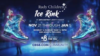 Annual Rady Children’s Ice Rink to open at Liberty Station [upl. by Olegnaed]