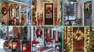 Most Demanding Crismiss porch designs christmas [upl. by Euh887]