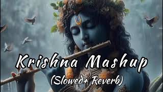 Shree Krishna Lofi Mashup  Best Mind Relaxing Slowed And Reverb Songs Music flute krishna [upl. by Noreen]