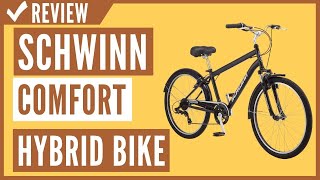 Schwinn Suburban Sport Comfort Hybrid Bike Review [upl. by Aroled]