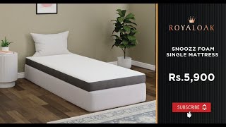 Royaloak  Snooze Foam Single Mattress [upl. by Noitsuj]