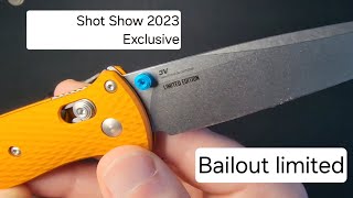 Unboxing Bailout 5372301 Shot Show Exclusive bailout benchmade [upl. by Auof]