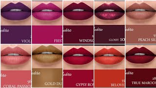 Medora Lipstick Shade And Number Medora Lipstick Colours Medora [upl. by Ayinat]