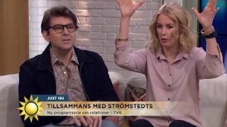 Niklas Strömstedt ”Jenny gör mig bättre”  Nyhetsmorgon TV4 [upl. by Ayhtnic92]