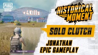 JONATHAN the OneMan Army😎 Historical Moment  PUBG MOBILE [upl. by Ardekahs935]