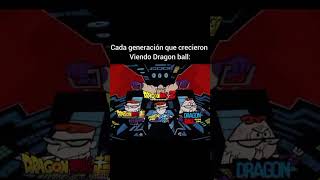 y tú con cuál generación creciste  dragonball goku chorts [upl. by Nagad]