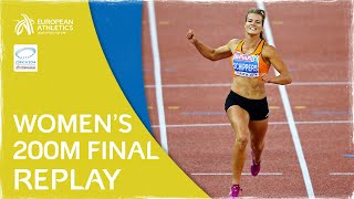 UNSTOPPABLE Schippers  Women’s 200m Final Zurich 2014 [upl. by Oisorbma]