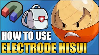 Best Electrode Hisuian Moveset Guide  How To Use Electrode Competitive VGC Pokemon Scarlet Violet [upl. by Lonni]