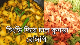 চিংড়ি মাছ চালকুমড়া রেসিপি Shrimp with Ash gourd [upl. by Doyle28]