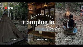 2 Day Cabin Camping trip in Puerto Morelos Mexico Family Vlog [upl. by Odnalor]