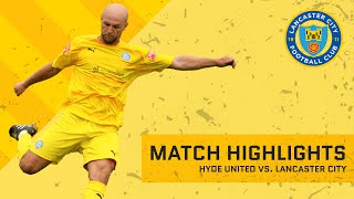 Match Highlights  Hyde United vs Lancaster City [upl. by Ihsar]