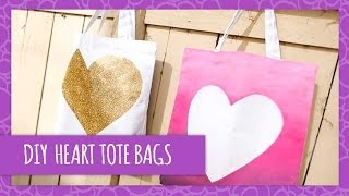 DIY Heart Tote Bags  HGTV Handmade [upl. by Thanh852]