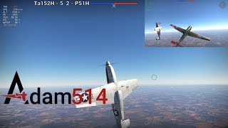 War Thunder Ta152H vs P51H Ft DEFYN  What Can The P51H Do [upl. by Demmahom]