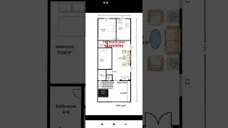 20×50 house plan1000 sqft home design houseplans house housedesign home [upl. by Burkley517]