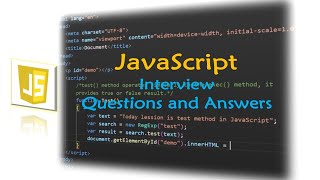 JavaScript Interview Questions amp Answers 2024 [upl. by Kimberley709]