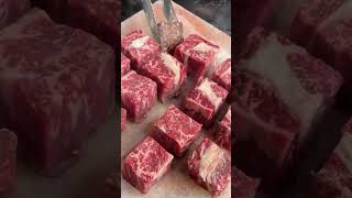 The Wagyu Steak Thats Taking the Internet By Storm Cooking It on a Salt Block  village azercay [upl. by Annora]