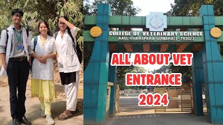 All about AAU vet entrance 2024college of veterinary science khanapara [upl. by Candie]