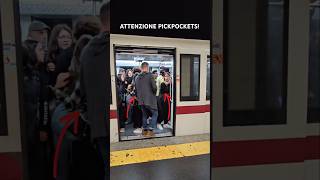 🔴 ATTENZIONE PICKPOCKETS ATTENZIONE LADRI 😱 Be careful at Roma Termini Station Pickpocket Viral [upl. by Kylstra659]