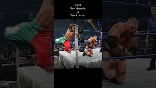 Rey Mysterio vs Brock Lesnar SmackDown December 11 2003 [upl. by Hyacinthie]