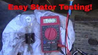 Easy stator testing ATV UTV Off Road Kart motorcycle diagnostics [upl. by Clapper]