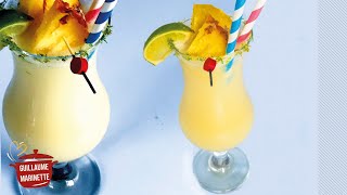 PINA COLADA comment faire  RECETTE TUTO FACILE DU COCKTAIL APERO [upl. by Osnola]