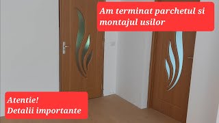 Renovare casă bătrânească  finalizare parchet  montaj usi [upl. by Gustavo426]