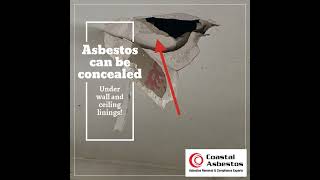 Asbestos can be Concealed behind gyprock [upl. by Elaweda]