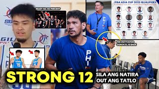 Sila ang natira STRONG 12 ng Gilas KAI SOTTO JUNEMAR Combo Nagbabalik Coach Al Gilas role maganda [upl. by Chatwin]