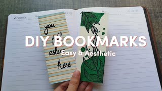 DIY Bookmarks  Easy and aesthetic handmade bookmark ideas [upl. by Ocimad662]