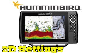 Best 2D Settings amp Frequencies for Humminbird Helix [upl. by Tombaugh]